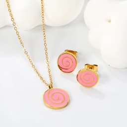 LUXUKISSKIDS Cute Girls Unicorn Sets of Necklace Pendant Earrings Stainless Steel Colorful Butterfly Jewelry Set Birthday Party