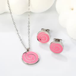 LUXUKISSKIDS Cute Girls Unicorn Sets of Necklace Pendant Earrings Stainless Steel Colorful Butterfly Jewelry Set Birthday Party