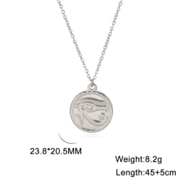 Skyrim The Eye Of Horus Ra Udjat Pendant Necklace Women Stainless Steel Gold Color Thick Chain Ancient Egypt Amulet Jewelry Gift