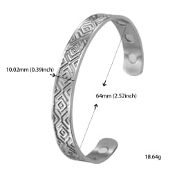 Teamer Stainless Steel Nordic Viking Runes Bangle Men Women Wicca Amulet Vintage Tree of Life Cuff Bracelet Jewelry Couple Gifts