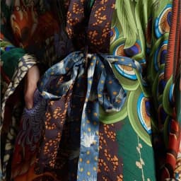 New Big Size Kimono Women Luxury Print Beachwear Cover Up Holiday Tunic Dress Bohemian Style Batwing Sleeve Maxi Dresses