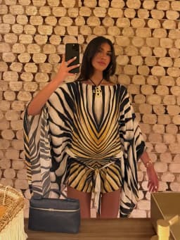 Sexy Leopard Chiffon Women's Mini Dress Urban Batwing Sleeve High Waist Female Dresses 2026 Spring Summer Lady Beach Robe New