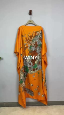 WINYI Dress Fashion Turkey Dresses Bohemia Print Dashiki Women Muslim Long Kaftan Summer Color African Dresses for Woman Vestido