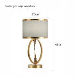American Table Lamp Modern Simple Study Creative Desk Lamp European Living Room Bedroom Bedside Decorative Desk Lamp