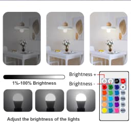 2PCS E14/E27/B22 T37 RGB Bulb LED Multicolor Light Dimmable 16 Colors Remote Control Smart Lighting - Brighten Your Every Moment