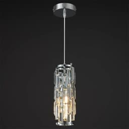 Modern Crystal Pendant Light Appliance Crystal Hanging Lamp for Dining Bar Bedside Crystal Suspension Home decor Fixtures