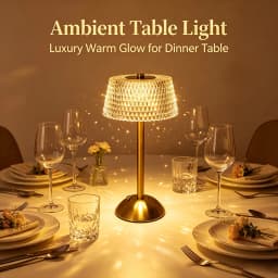 Rechargeable LED Night Light Touch Bedroom Night Lamp Bedroom Study Bedside Atmosphere Decoration Glass LED Table Lamps