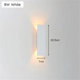 Modern Led Waterproof Outdoor Up Down Wall Lamp Aluminum 18w LED Wall Light Indoor Decorated Wall Sconce
