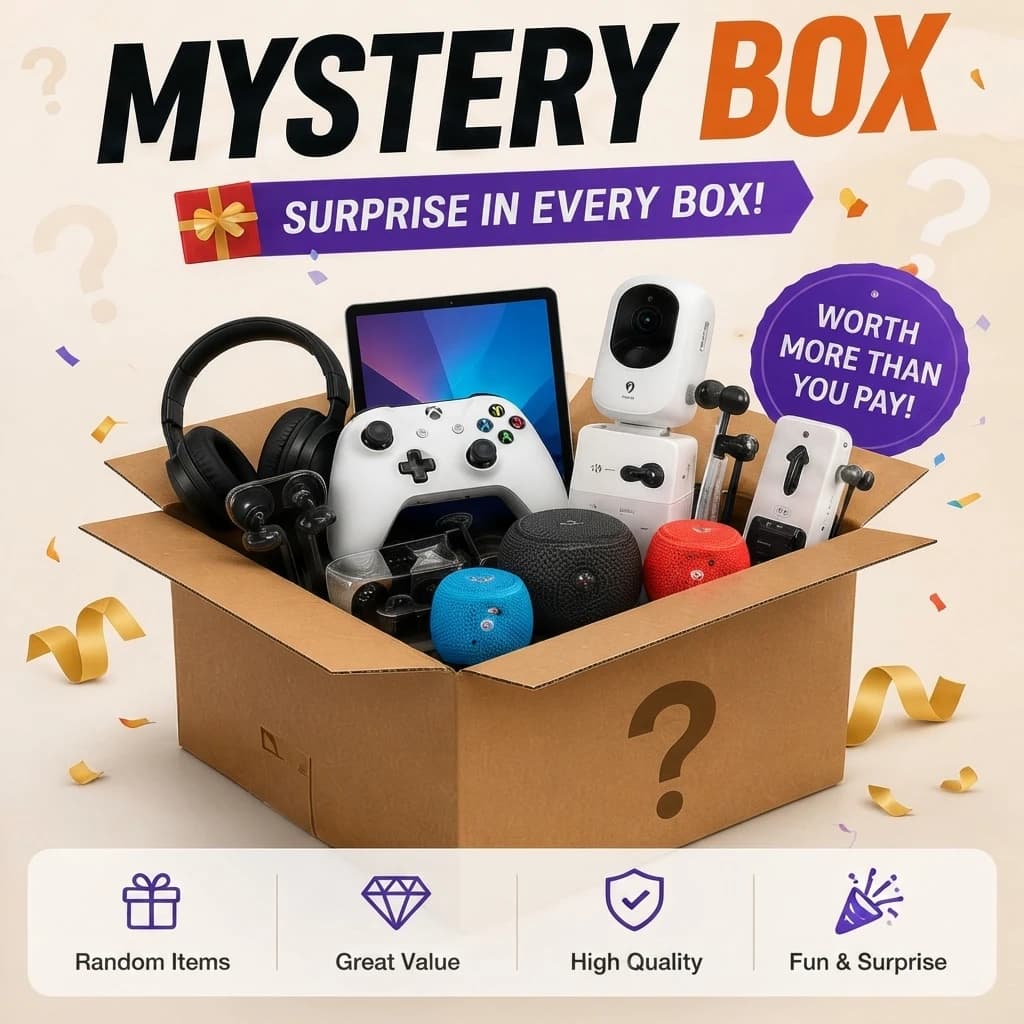 Mystery BoxBox -Single or Multiple Random Items! Mixed Categories, Home Toys Fast Ship