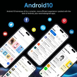 IVMI 17Pro Max Smartphones Android 10.0 Dual SIM 6.7"Display 3GB RAM 16GB ROM WIFI Bluetooth Play Store 4G Small Mobile Phone