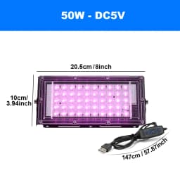 Led Grow Light 50W 100W 150W 220V Outdoor Full Spectrum LED Plant Growth Lamp Led Spotlight Projector Streetlight Led Floodlight