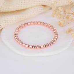 ARADOO Pure Copper Beaded Bracelet for Women Men Jewelry Gifts