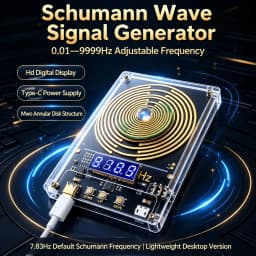 7.83HZ Schumann Wave Generator DC5V 0.01-99999HZ Adjustable Frequency Schumann Sine Wave Signal Generator Type-C Interface