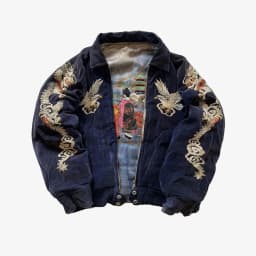 Hip Hop Japan Harajuku Style Jacket Gothic Dragon Pattern Bomber Jackets High Quality Embroidered Y2k Zipper Fleece Lined Coat