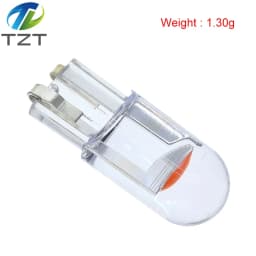 W5W 194 T10 Glass Housing Cob LED Car bulb 3000K 6000K White Green Blue Red Wedge License Plate Lamp Dome Light White Diedo