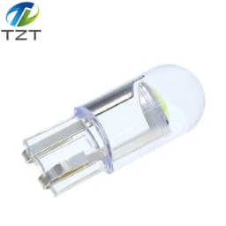 W5W 194 T10 Glass Housing Cob LED Car bulb 3000K 6000K White Green Blue Red Wedge License Plate Lamp Dome Light White Diedo