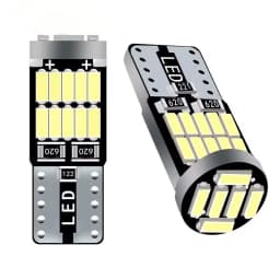 2/6/10 Pcs T10 W5W 194 501 Led Canbus No Error Car Interior Light T10 26 SMD 4014 Chip Pure White Instrument Lights
