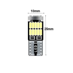 2/6/10 Pcs T10 W5W 194 501 Led Canbus No Error Car Interior Light T10 26 SMD 4014 Chip Pure White Instrument Lights