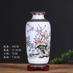 Jingdezhen Ceramic Vase Decoration Living Room Flower Vase Porcelain Decoration