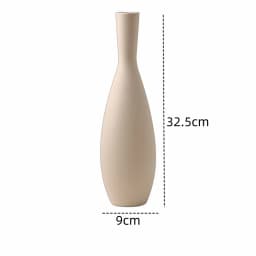 CAPIRON Nordic Retro Ceramic Vase Cabinet Living Room Decoration Flower Arrangement Pampas Grass Zen Tabletop Centerpiece Table