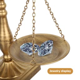 Libra Jewelry Tower Vintage Balance Scale Sculpture Justice Scale For Law Students Attorneys Judges Lawyer Office Decoration