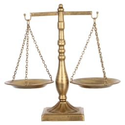 Libra Jewelry Tower Vintage Balance Scale Sculpture Justice Scale For Law Students Attorneys Judges Lawyer Office Decoration