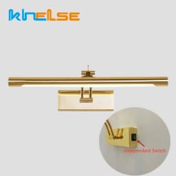 Modern LED Bathroom Wall Lamp Waterproof Stainless Steel L40/55/70CM Indoor Mirror Sconce Vanity Wall Lights Fixture With Switch