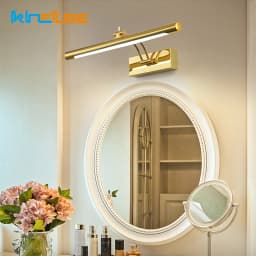 Modern LED Bathroom Wall Lamp Waterproof Stainless Steel L40/55/70CM Indoor Mirror Sconce Vanity Wall Lights Fixture With Switch