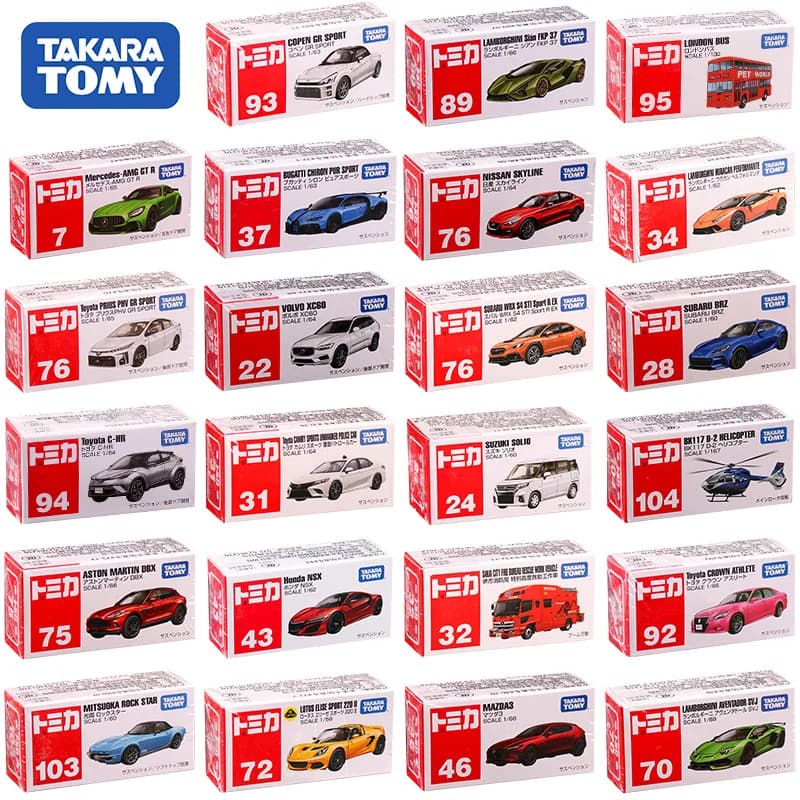 Takara Tomy Tomica Nissan Honda No.1-No.60 Cars Hot Pop 1:64 Car Alloy Toys Motor Vehicle Diecast Metal Model In Stock
