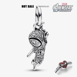 NEW in movie Spider-man Charm Beads Iron Man Fits Charms Original Bracelet Women 925 Silver Pendant Jewelry DIY Gift