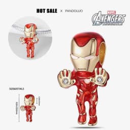 NEW in movie Spider-man Charm Beads Iron Man Fits Charms Original Bracelet Women 925 Silver Pendant Jewelry DIY Gift