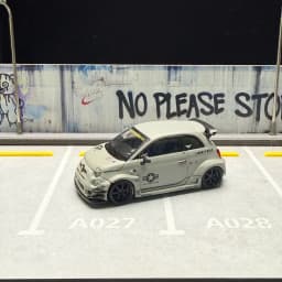 MGT 1/64 LB-WORKS X Abas Works ABARTH 595 Alloy Diecast Model Car Collection Toy Station Vehicle Gift(Without Packaging)