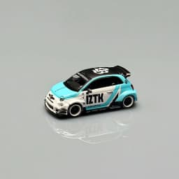 MGT 1/64 LB-WORKS X Abas Works ABARTH 595 Alloy Diecast Model Car Collection Toy Station Vehicle Gift(Without Packaging)