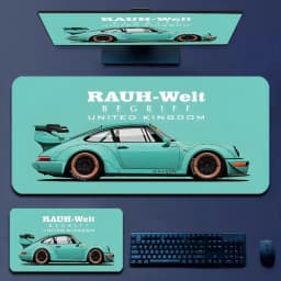 Anime Japan sports car jdm RWB 911 964 933 Mousepad Boy Pad Natural Rubber mousepad Desk Mat Size for Gameing World of tanks C
