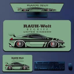 Anime Japan sports car jdm RWB 911 964 933 Mousepad Boy Pad Natural Rubber mousepad Desk Mat Size for Gameing World of tanks C