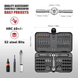 Precision 24/40/66in1 Magnetic Ratchet Screwdriver Set Detachable T-Handle Magneticizer Fix Furniture, Electronics & Glasses