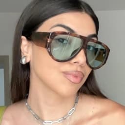 Cross-border Instagram Influencer European and American Women's Sunglasses Fashion Sunglasses 2025 New High-end Personalized Sun