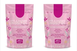 Myo Inositol & D-Chiro Inositol Powder 40:1 Ratio, 225g 45 Servings with Folate, Vitamin D3 and Zinc, Daily Nutrition