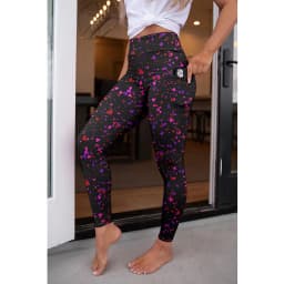 LETSFIND High Quaility New Women Elastic Pockert Pants Fashion High Waist 3D Printing Stretch Fitness Sexy Girls Leggings