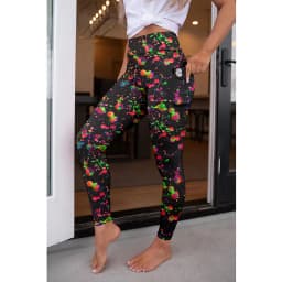 LETSFIND High Quaility New Women Elastic Pockert Pants Fashion High Waist 3D Printing Stretch Fitness Sexy Girls Leggings