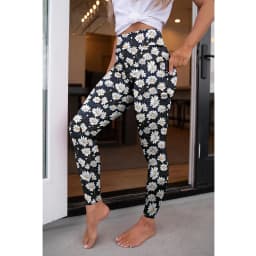 LETSFIND High Quaility New Women Elastic Pockert Pants Fashion High Waist 3D Printing Stretch Fitness Sexy Girls Leggings