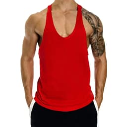 100% Cotton Bodybuilding Brand Jogger Gym Singlet Training Bodybuilding Tank Top Vest Shirt Sleeveless Fitness Shirt For Men