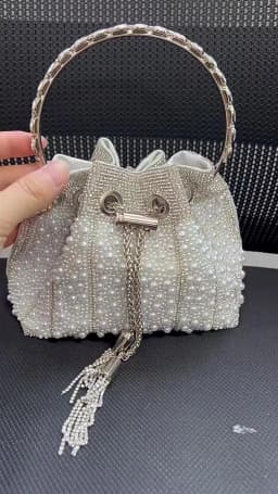 Luxury Women Rhinestone Evening Bag Glitter Diamond Clutch Purse Elegant Handbag for Wedding Party Banquet Prom Formal Occasions