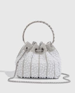Luxury Women Rhinestone Evening Bag Glitter Diamond Clutch Purse Elegant Handbag for Wedding Party Banquet Prom Formal Occasions