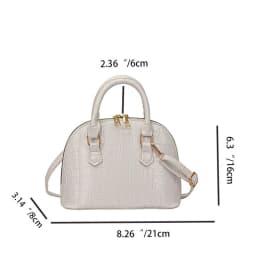 Retro Shoulder Bag Fashion Pu Leather New Women's Bag Waterproof Crocodile Pattern Versatile Crossbody Bag Hand Bags for Women