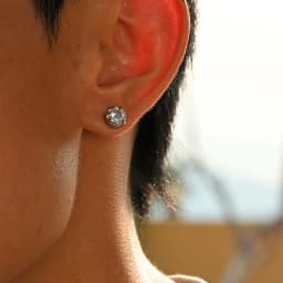Hiphop Clip Earring for Men Women,Fashion Small Round Metal Magnetic Earrings,Non-pierced Magnetic Studs Jewelry Gift