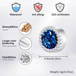 Hiphop Clip Earring for Men Women,Fashion Small Round Metal Magnetic Earrings,Non-pierced Magnetic Studs Jewelry Gift