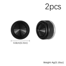 Magnetic Zircon Stud Earrings for Men,8mm Hypoallergenic Stainless Steel Non-Pierced Clip Earrings,Punk Rock Jewelry Gift