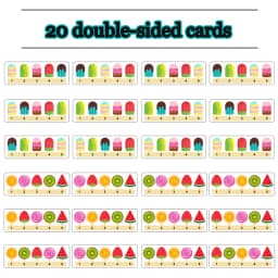 Kids Shape Color Sorting Board Game Toys Wooden Fruit Candy Ice Cream Matching Game Logical Thinking Training Pretend Food Toys