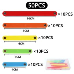 Montessori Magnetic Block Math Toys Plastic Magnetic Splicing Strip Polygon Learning Teaching Aids Educational Toys For Children